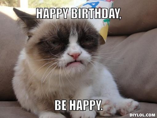 Happy Birthday Funny Cats
 Funny Happy Birthday Meme Cat Jpg Litle Pups