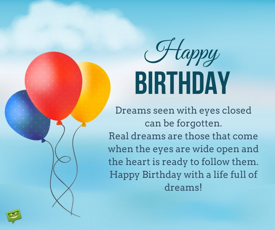 Best ideas about Happy Birthday Inspirational Quotes
. Save or Pin Inspirational Birthday Wishes Now.