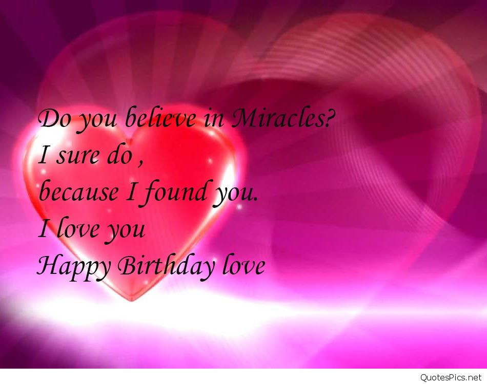 Happy Birthday Love Quotes
 Happy birthday love cards messages and sayings