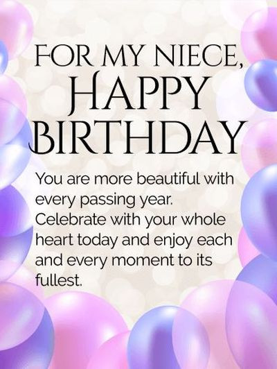 Happy Birthday Niece Quotes
 110 Happy Birthday Niece Quotes and Wishes with
