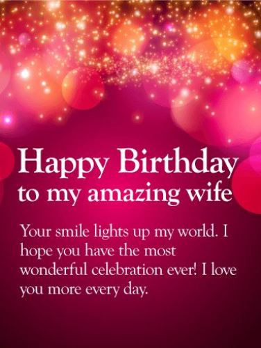 Happy Birthday Quotes For Wife
 Happy birthday wife images