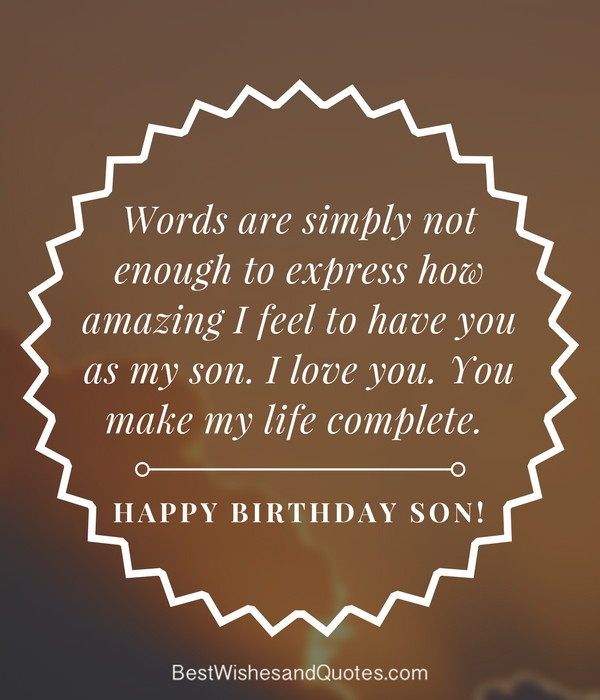 Best ideas about Happy Birthday Son Funny
. Save or Pin 35 Unique and Amazing ways to say "Happy Birthday Son" Now.