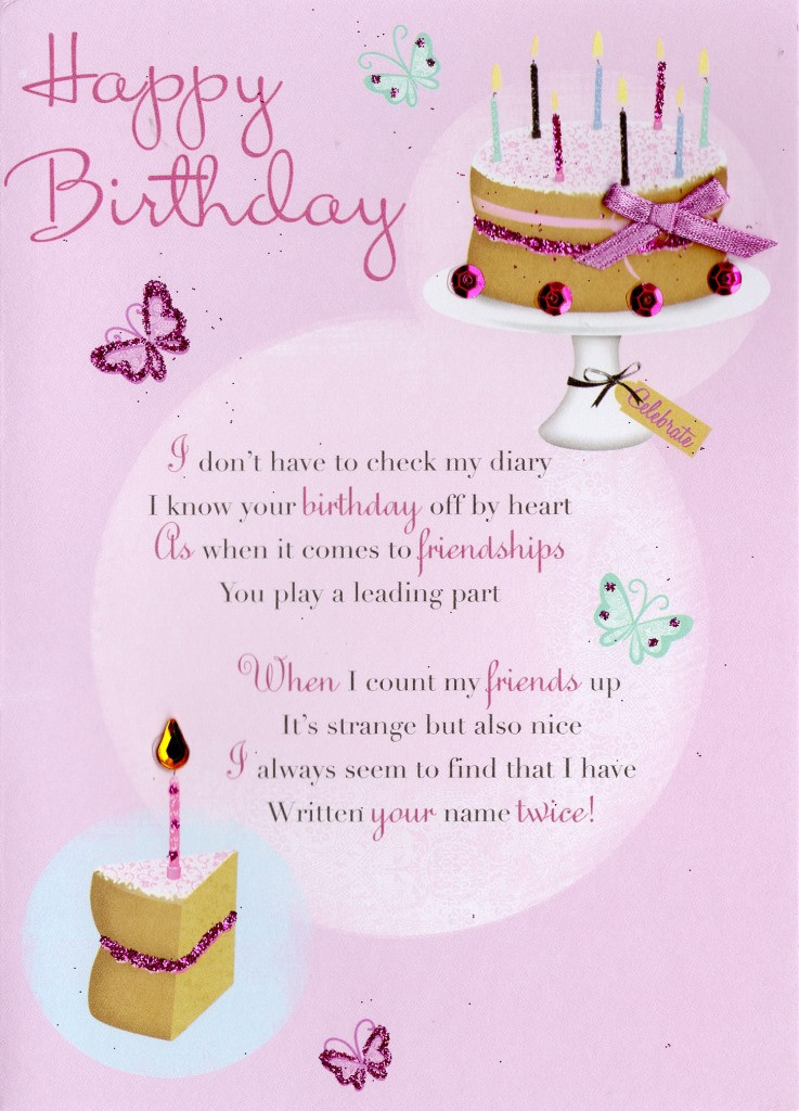 Happy Birthday Wishes Card
 Friend Happy Birthday Greeting Card