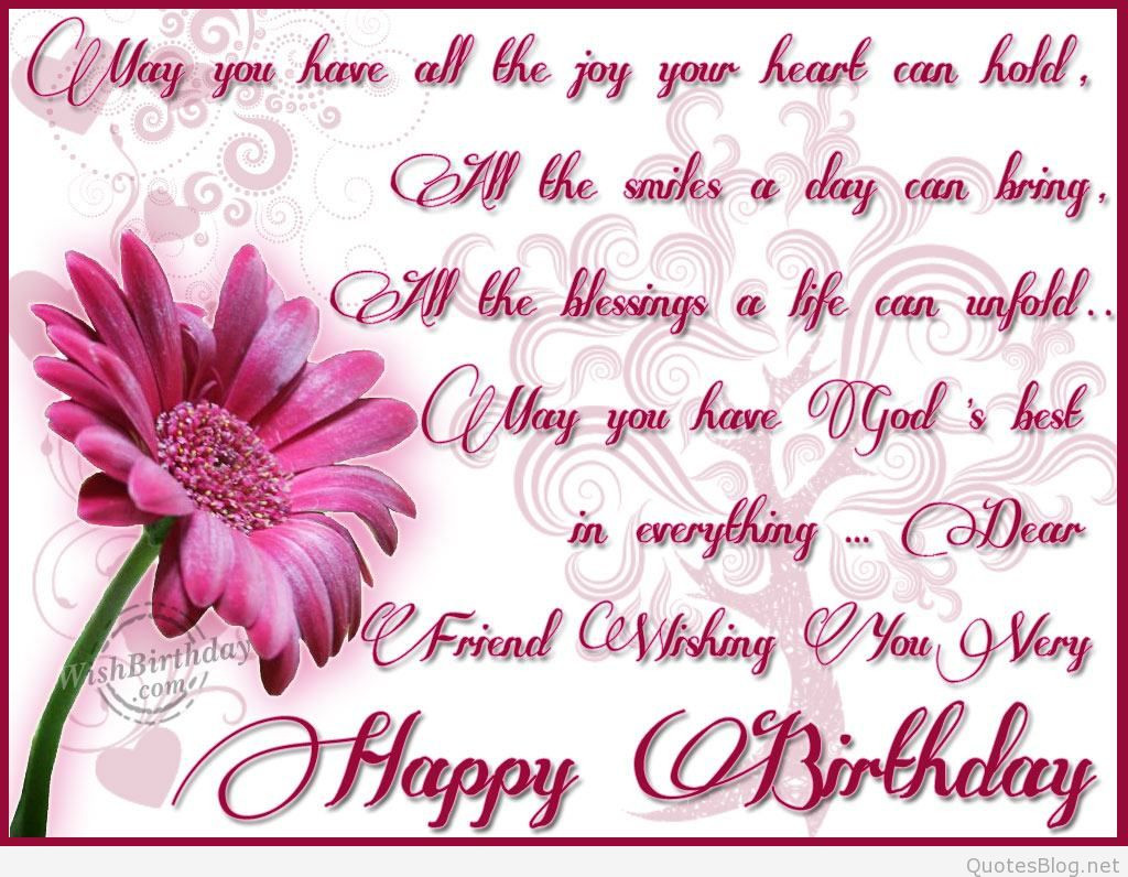 Happy Birthday Wishes To A Friend
 Happy birthday friends wishes