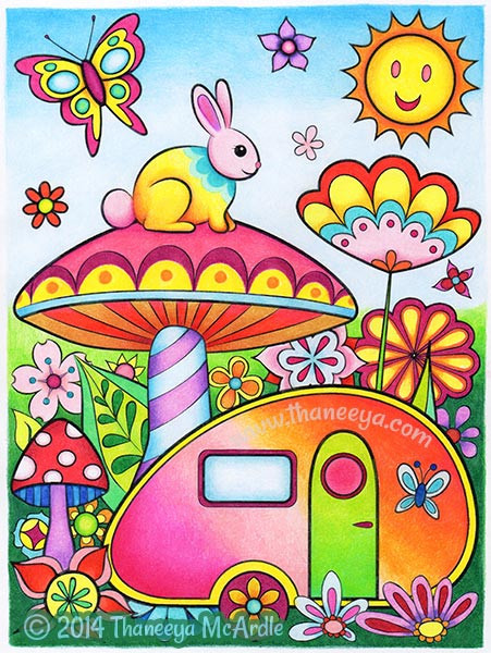 Happy Campers Coloring Book
 Happy Campers Coloring Book by Thaneeya McArdle — Thaneeya