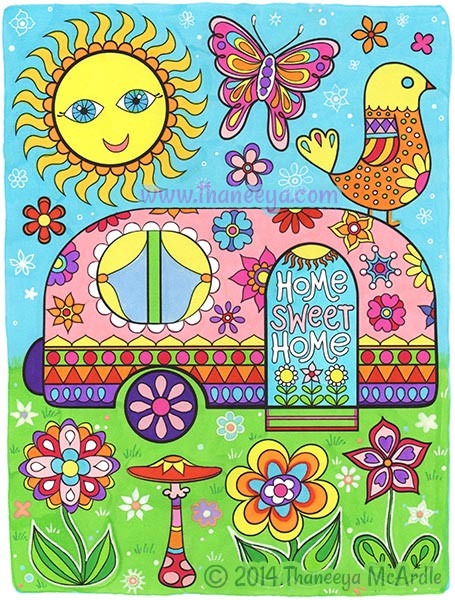Happy Campers Coloring Book
 Happy Campers Coloring Book by Thaneeya McArdle — Thaneeya