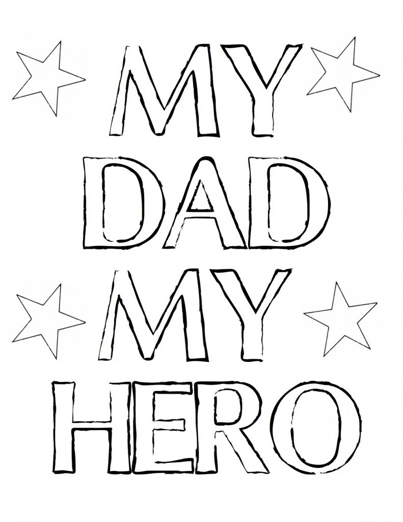 Happy Fathers Day Coloring Pages Printable
 Happy Fathers Day Coloring Pages coloringsuite