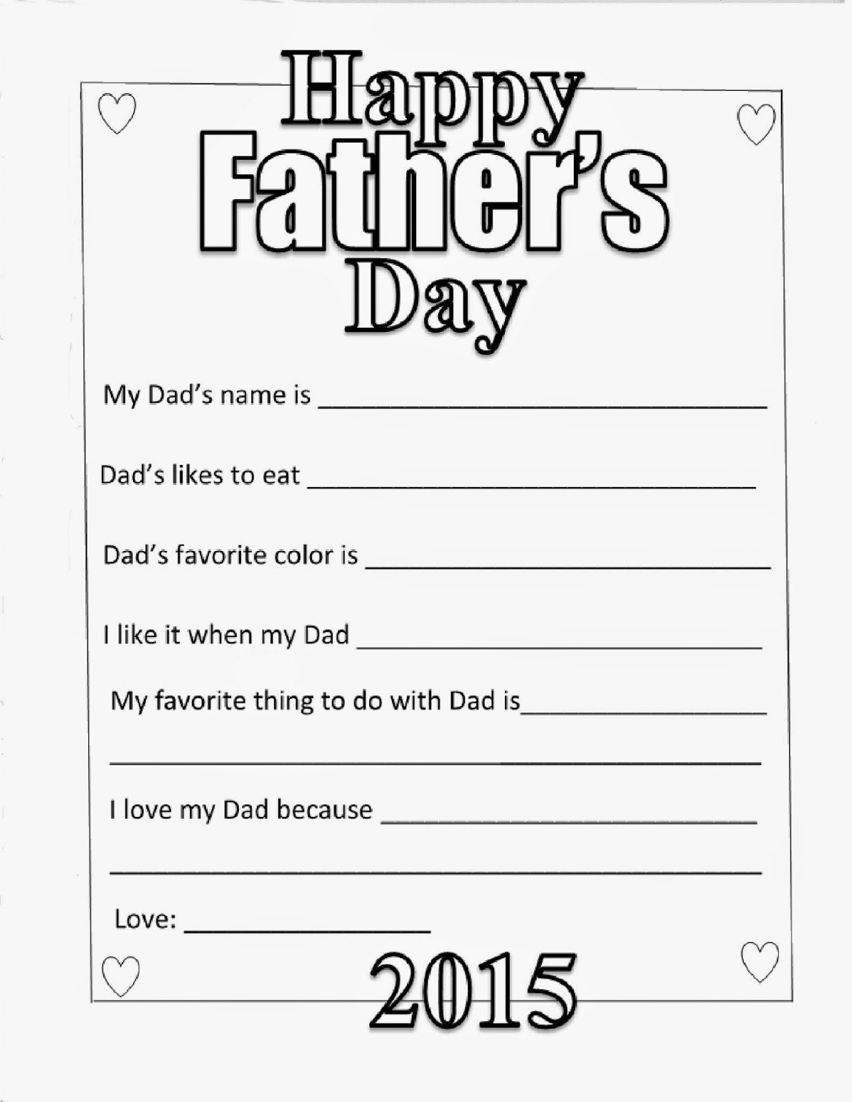 Happy Fathers Day Coloring Pages Printable
 Let It Shine Father s Day Coloring Pages