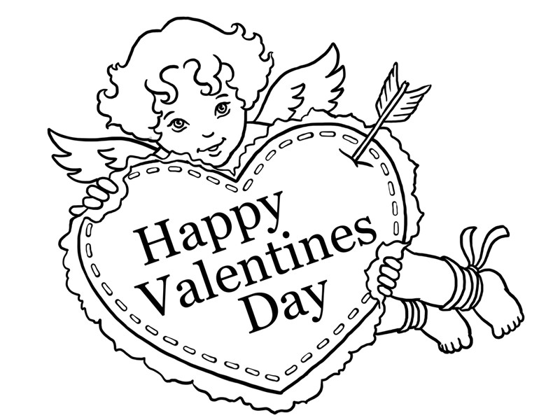 Happy Valentines Day Coloring Pages
 Happy Valentines Day Coloring Pages Best Coloring Pages