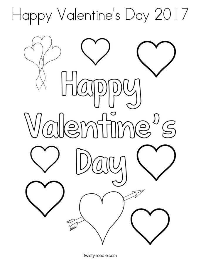 Happy Valentines Day Coloring Pages
 Happy Valentines Day Coloring Valentine’s Day