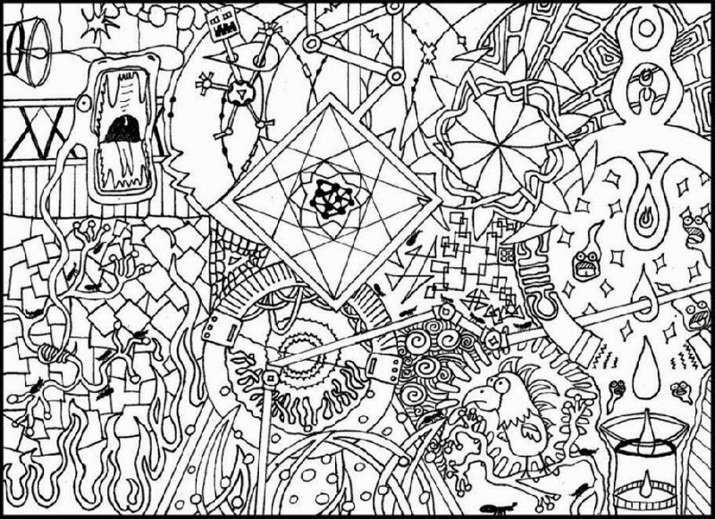 Hard Coloring Pages For Adults
 Coloring Pages For Adults Abstract