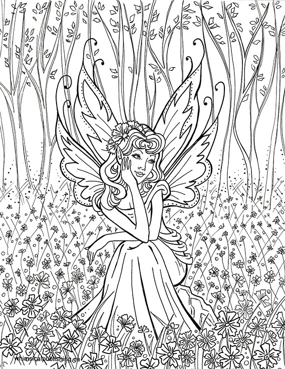 Hard Coloring Pages For Girls
 Hard fairies coloring pages for girls ColoringStar