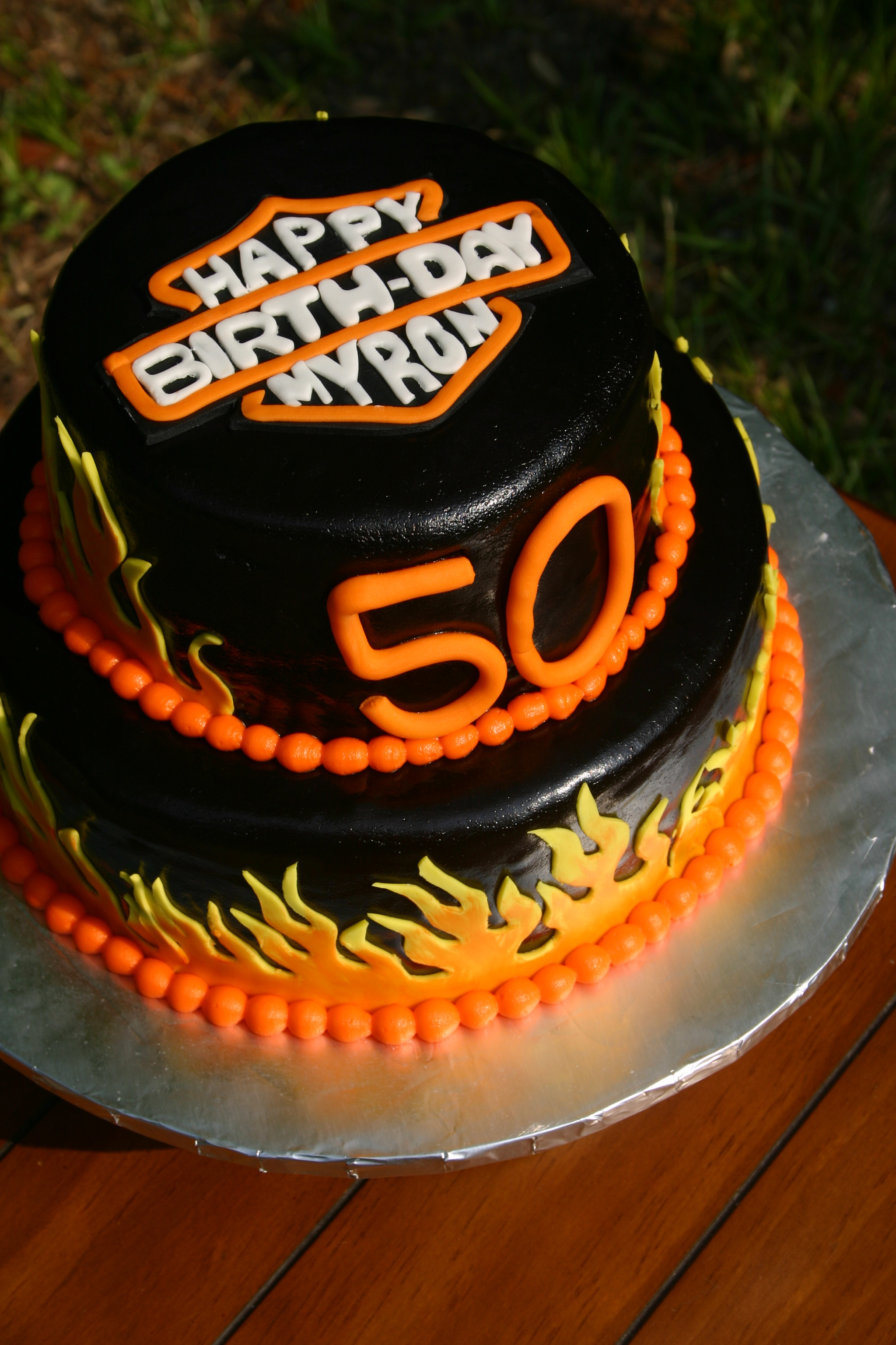 Harley Davidson Birthday Cake
 custom cakes crestview FL