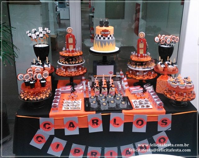 Best ideas about Harley Davidson Birthday Decorations
. Save or Pin Harley Davidson Party Ideas Now.