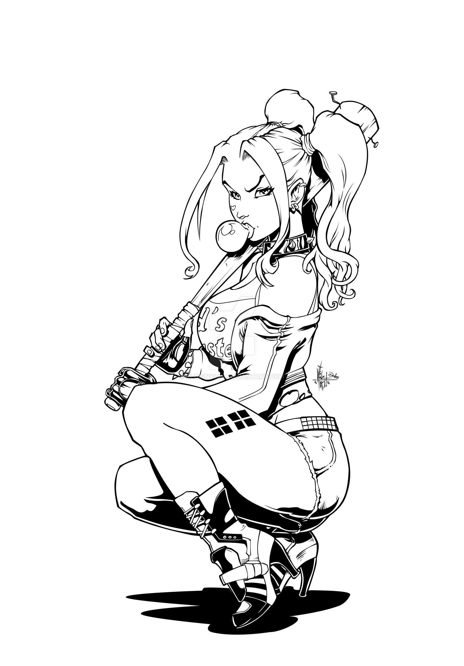 Harley Quinn Coloring Sheets For Girls
 Suicide Squad Coloring Pages Best Coloring Pages For Kids