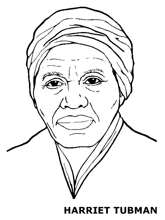 Harriet Tubman Free Coloring Sheets
 20 Free Printable Black History Month Coloring Pages