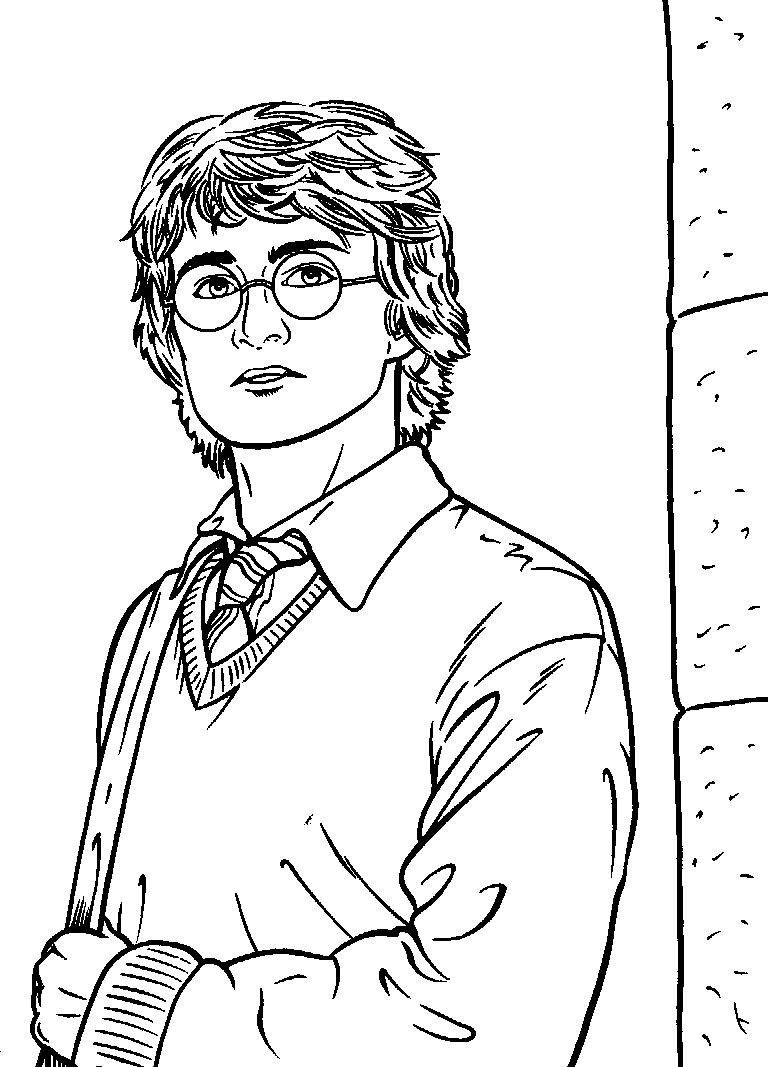 Harry Potter Coloring Pages For Teens
 Free Printable Harry Potter Coloring Pages For Kids