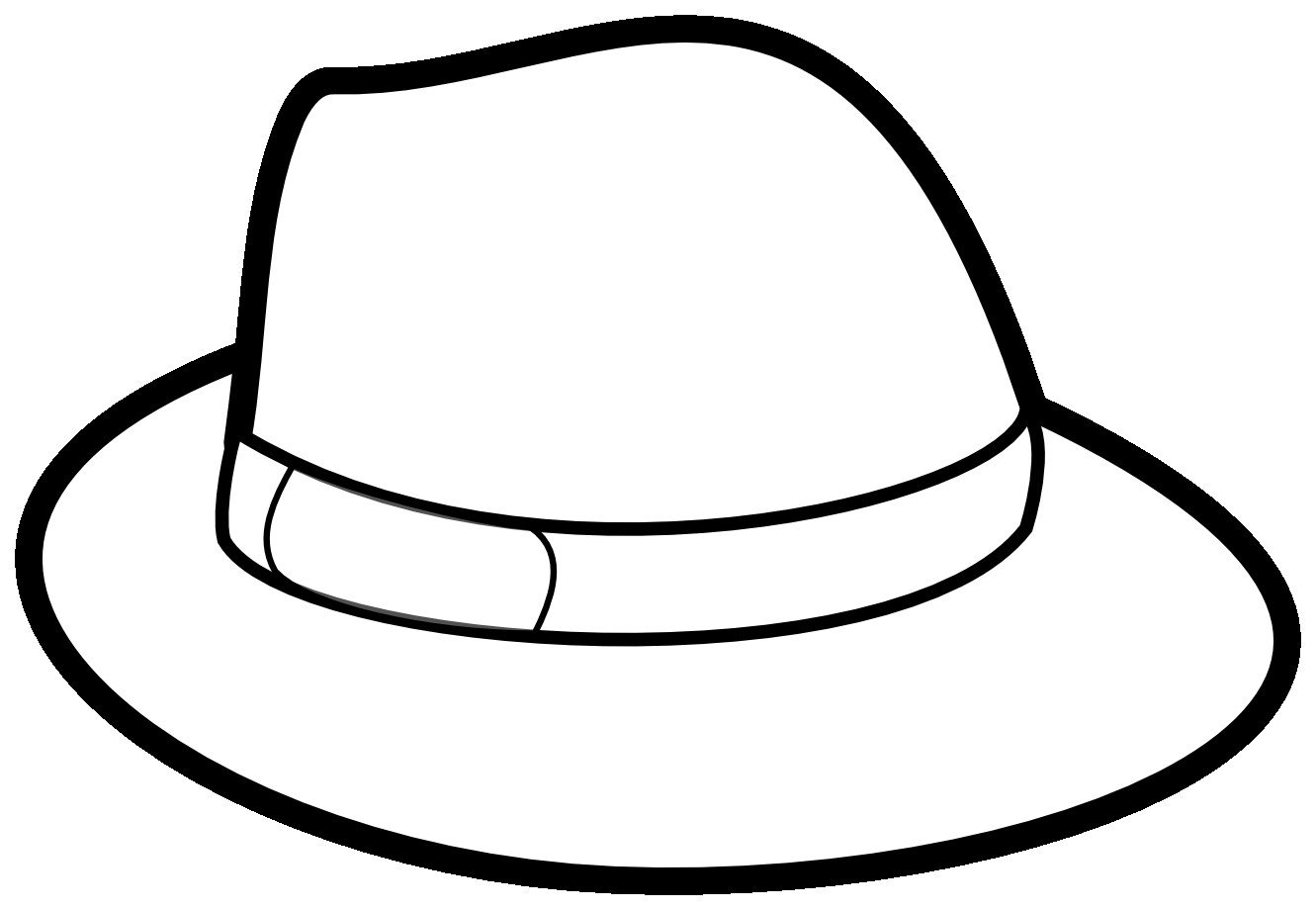 Hats Coloring Pages
 Hat coloring pages 19