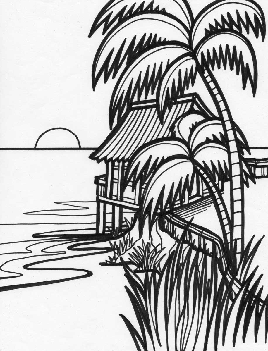 Hawaiian Coloring Pages For Teens
 Coloring Pages For Girls 2