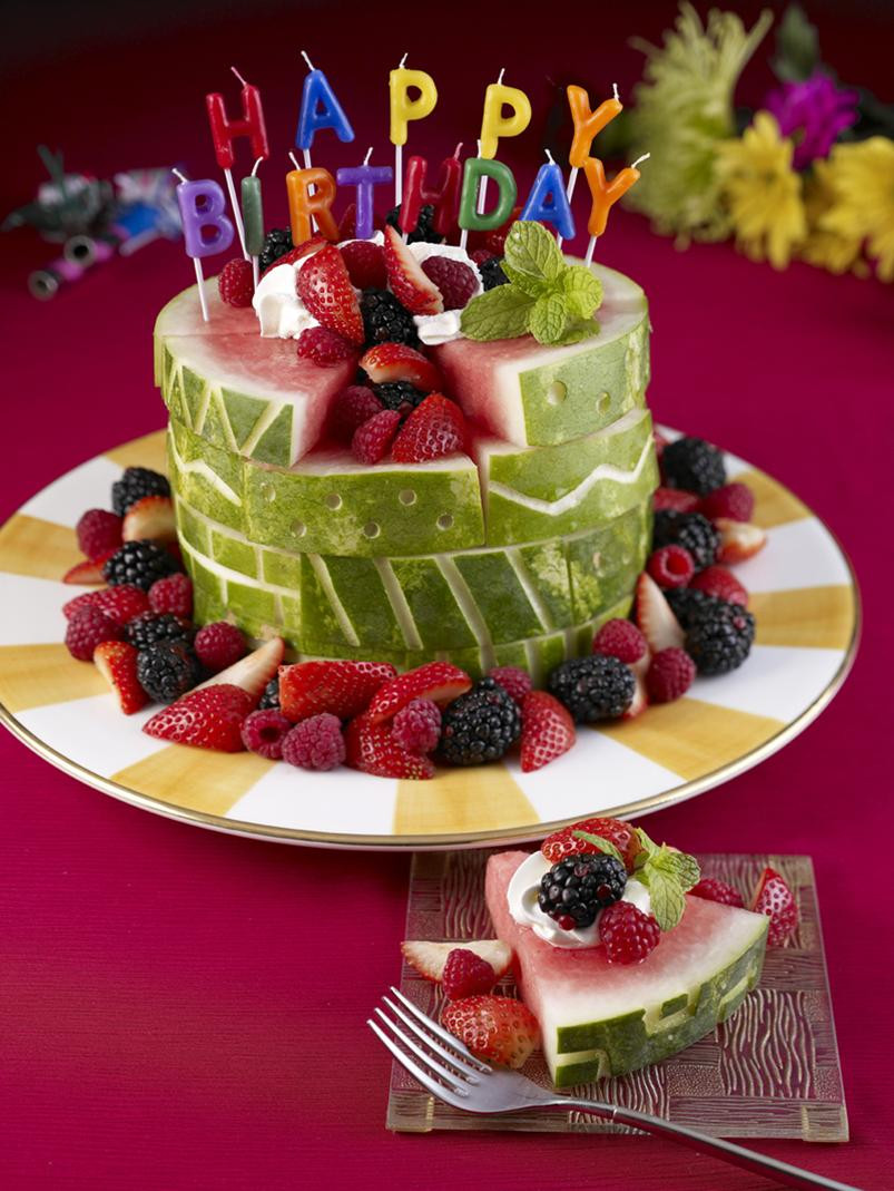 Healthy Birthday Cake Alternatives
 It s Written on the Wall WATERMELON A Teapot Birthday