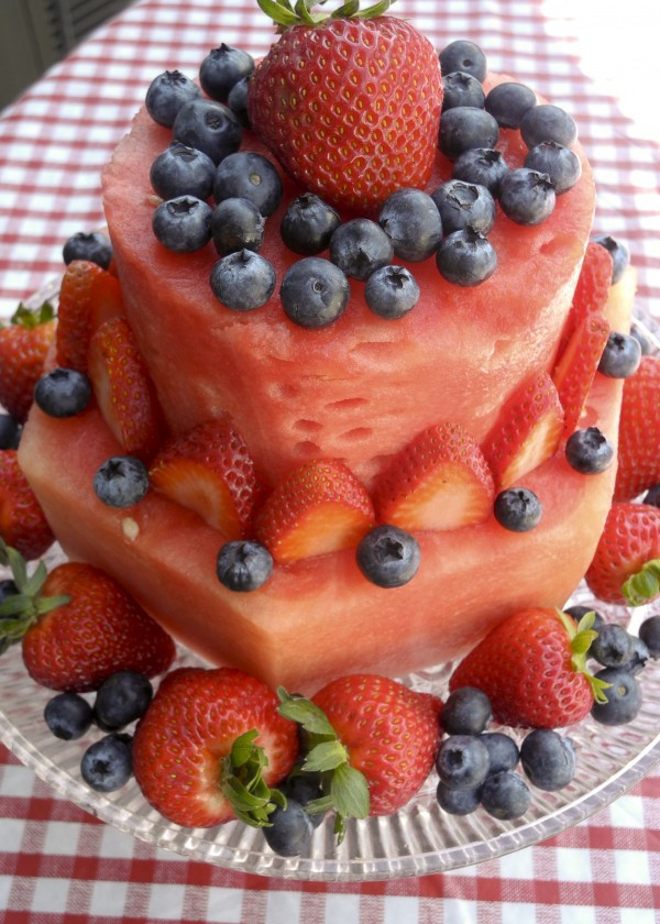 Healthy Birthday Cake Alternatives
 Watermelon Birthday Cake – Pepper Scraps