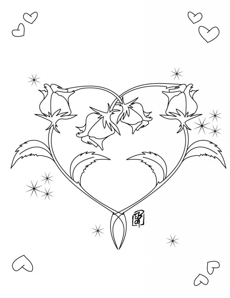 Heart Coloring Books
 Free Printable Heart Coloring Pages For Kids