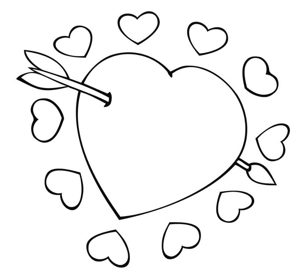 Heart Coloring Books
 Free Printable Heart Coloring Pages For Kids