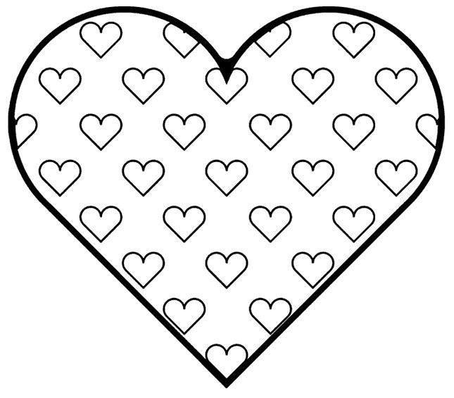 Heart Coloring Books
 Free Printable Heart Coloring Pages For Kids