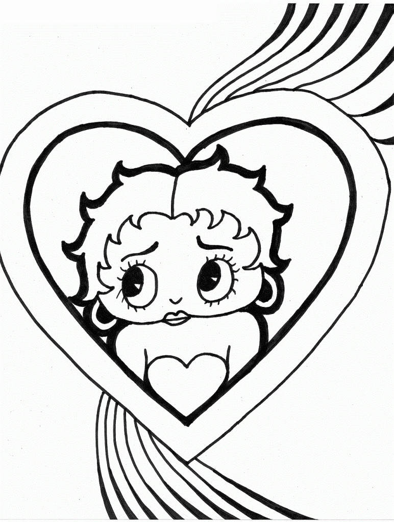 Heart Coloring Books
 Free Printable Heart Coloring Pages For Kids