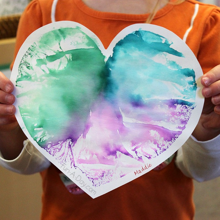 Heart Craft Ideas For Preschoolers
 Heart Print Valentine Art Project for Preschoolers