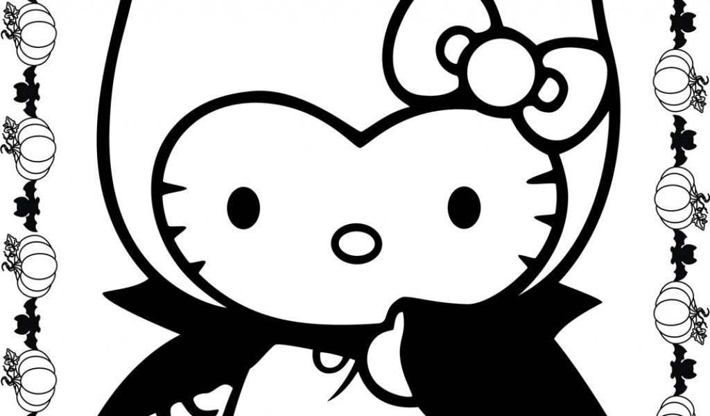 Hello Kitty Halloween Coloring Pages For Kids
 10 Hello Kitty Halloween Coloring Pages for Kids to have