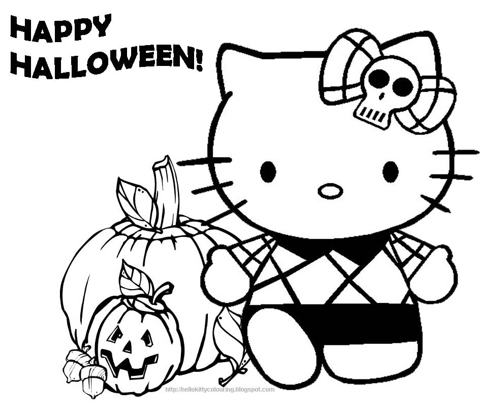 Hello Kitty Halloween Coloring Pages
 40 Hello Kitty Which Are Pretty SloDive
