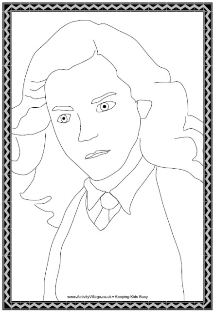 Hermione Granger Coloring Pages
 Hermione Granger Colouring Page