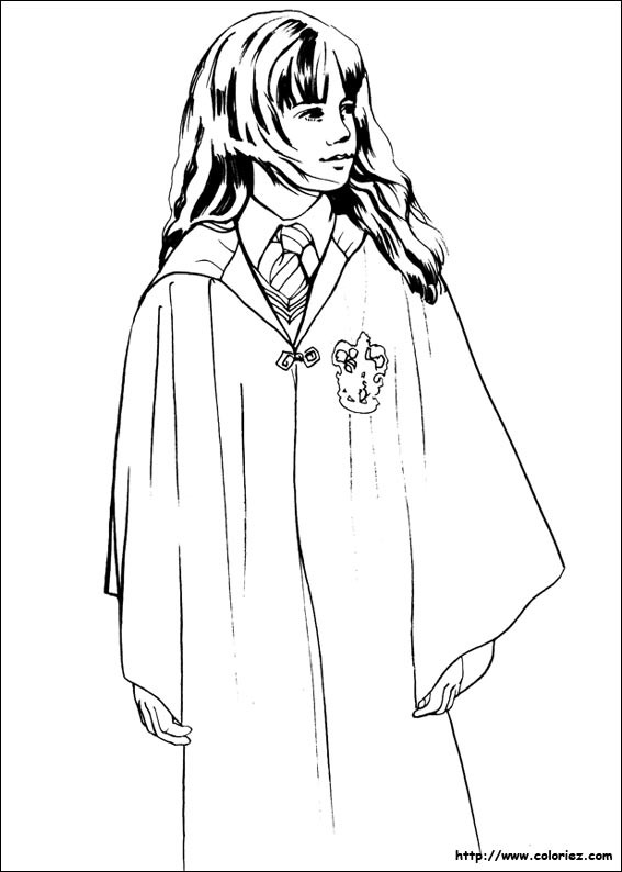 Hermione Granger Coloring Pages
 COLORIAGE Hermione Granger