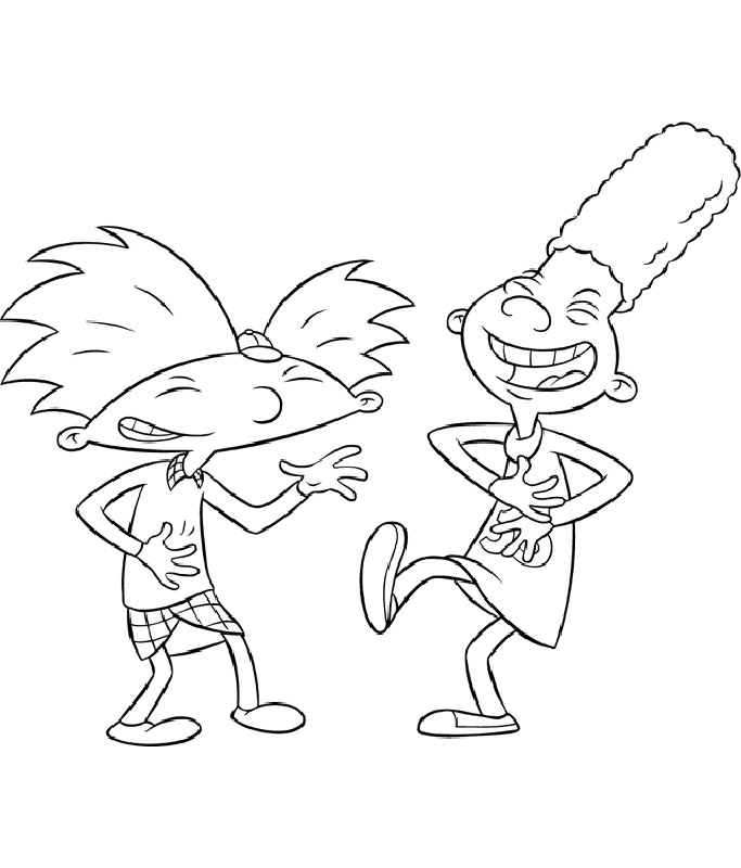 Hey Arnold Coloring Pages
 Hey Arnold Coloring Pages Coloring Home