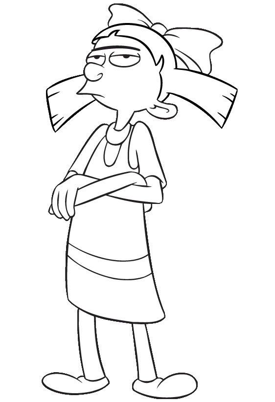 Hey Arnold Coloring Pages
 LAMINAS PARA COLOREAR COLORING PAGES Arnold Hey Arnold