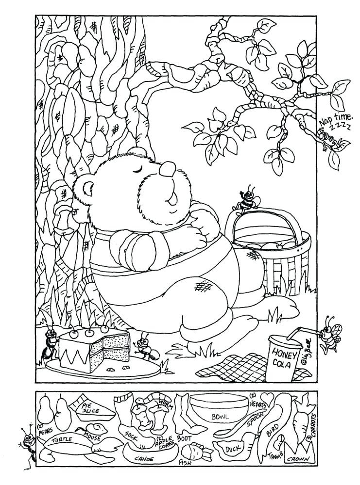 Hidden Pictures Coloring Pages
 home improvement Hidden pictures coloring pages