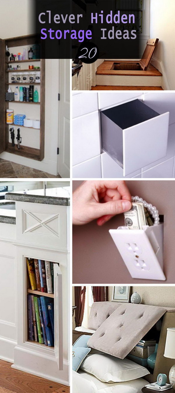 Best ideas about Hidden Storage Ideas
. Save or Pin 20 Clever Hidden Storage Ideas Hative Now.