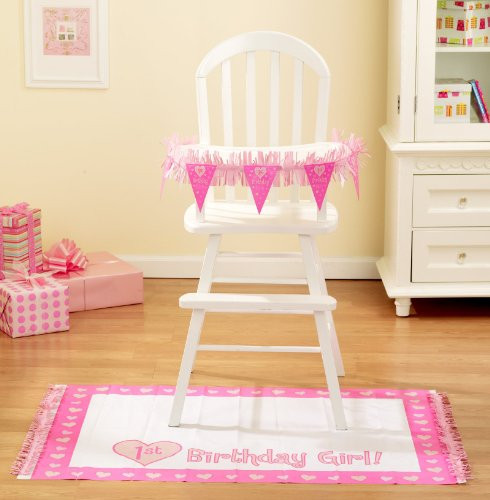 Best ideas about High Chair Decorations 1st Birthday Girl
. Save or Pin Baby Girl s First Birthday High Chair Decorating Kit 2pc Now.