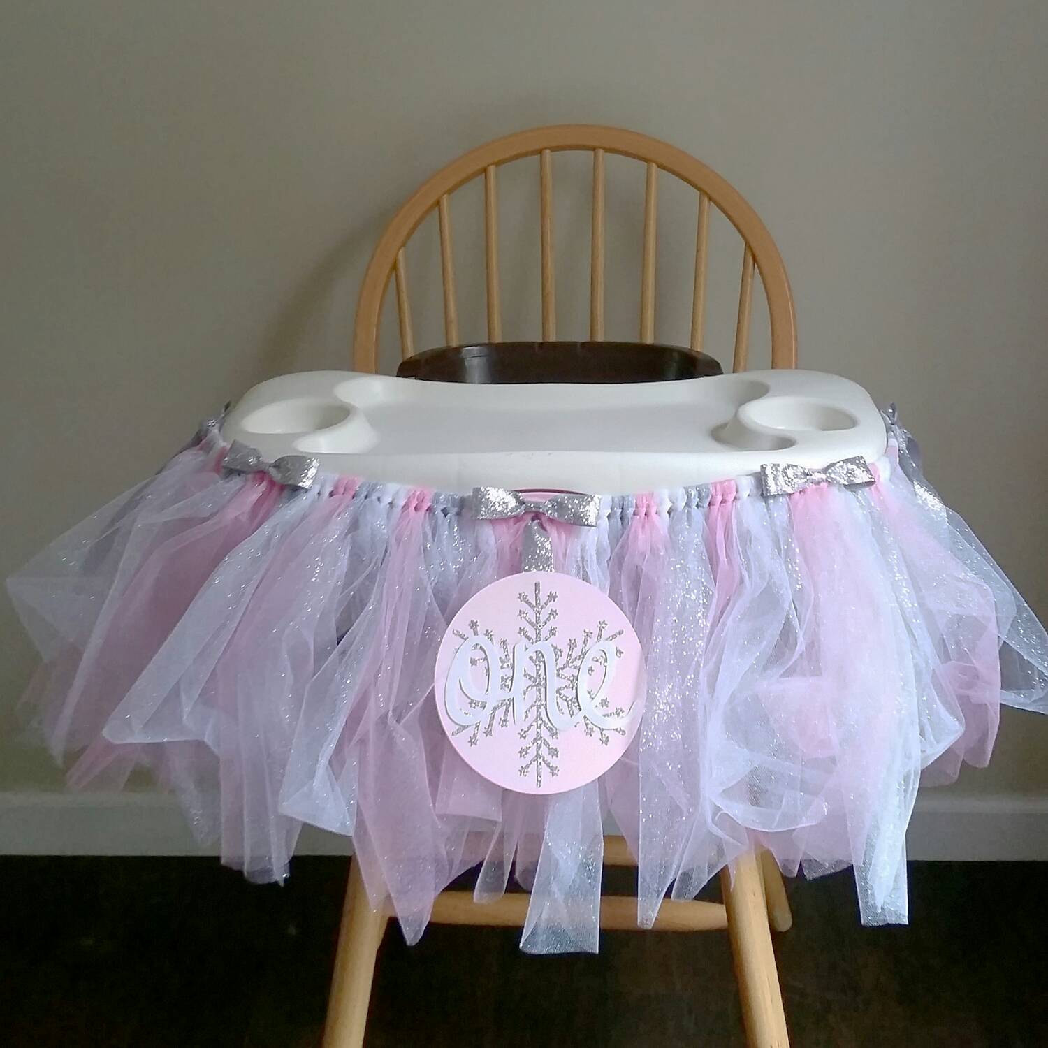 Best ideas about High Chair Decorations 1st Birthday Girl
. Save or Pin First Birthday Highchair Tutu Winter ederland High Chair Now.