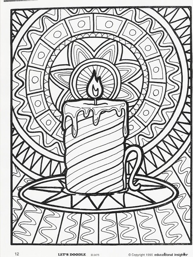 Holiday Coloring Pages For Adults
 21 Christmas Printable Coloring Pages