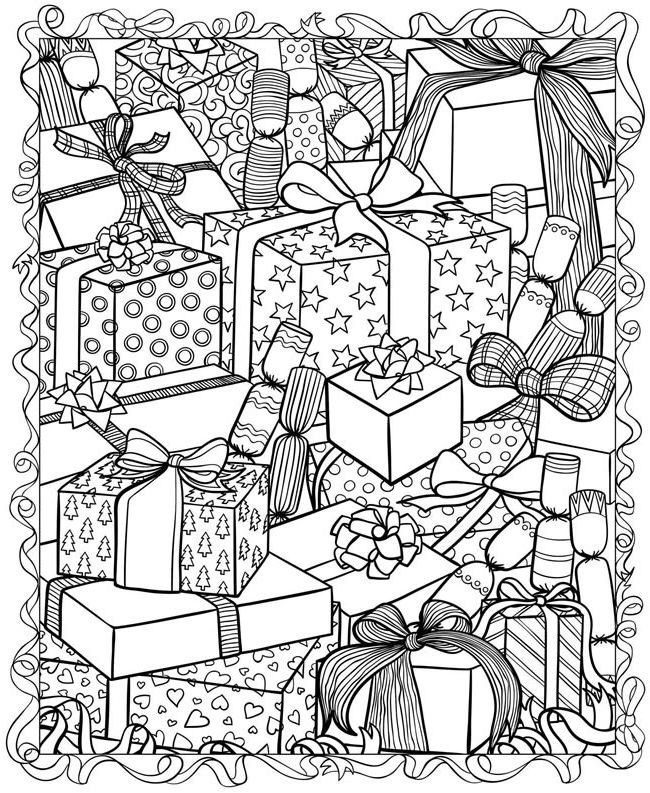 Holiday Coloring Pages For Adults
 Christmas Adult Coloring Pages Coloring Home