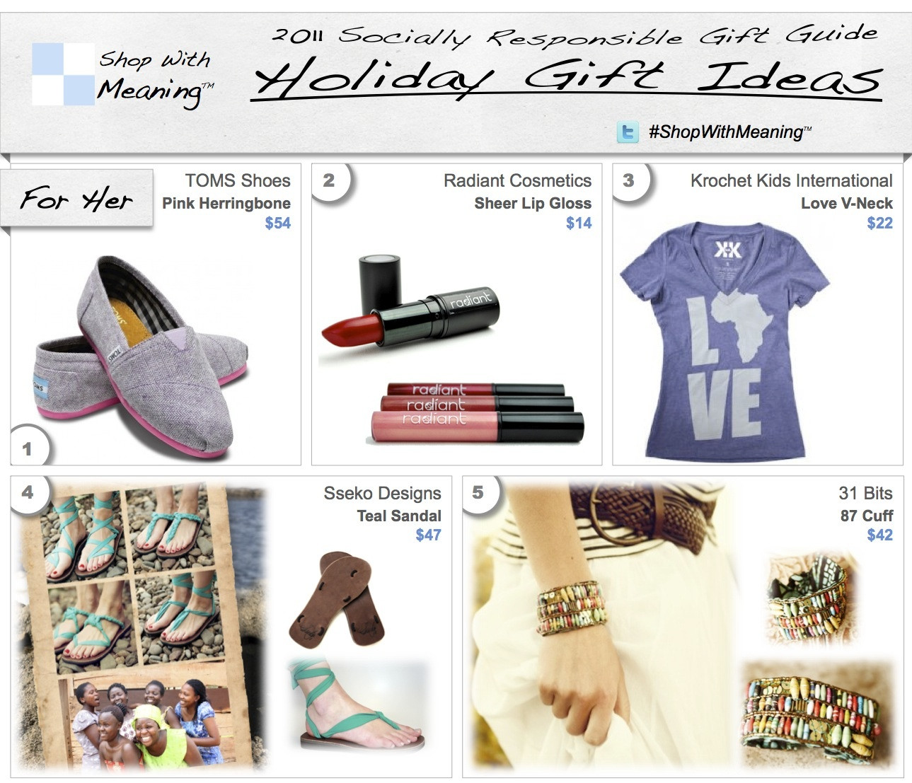 Holiday Gift Ideas For Woman
 Christmas Gift Ideas Socially Responsible Christmas Gifts