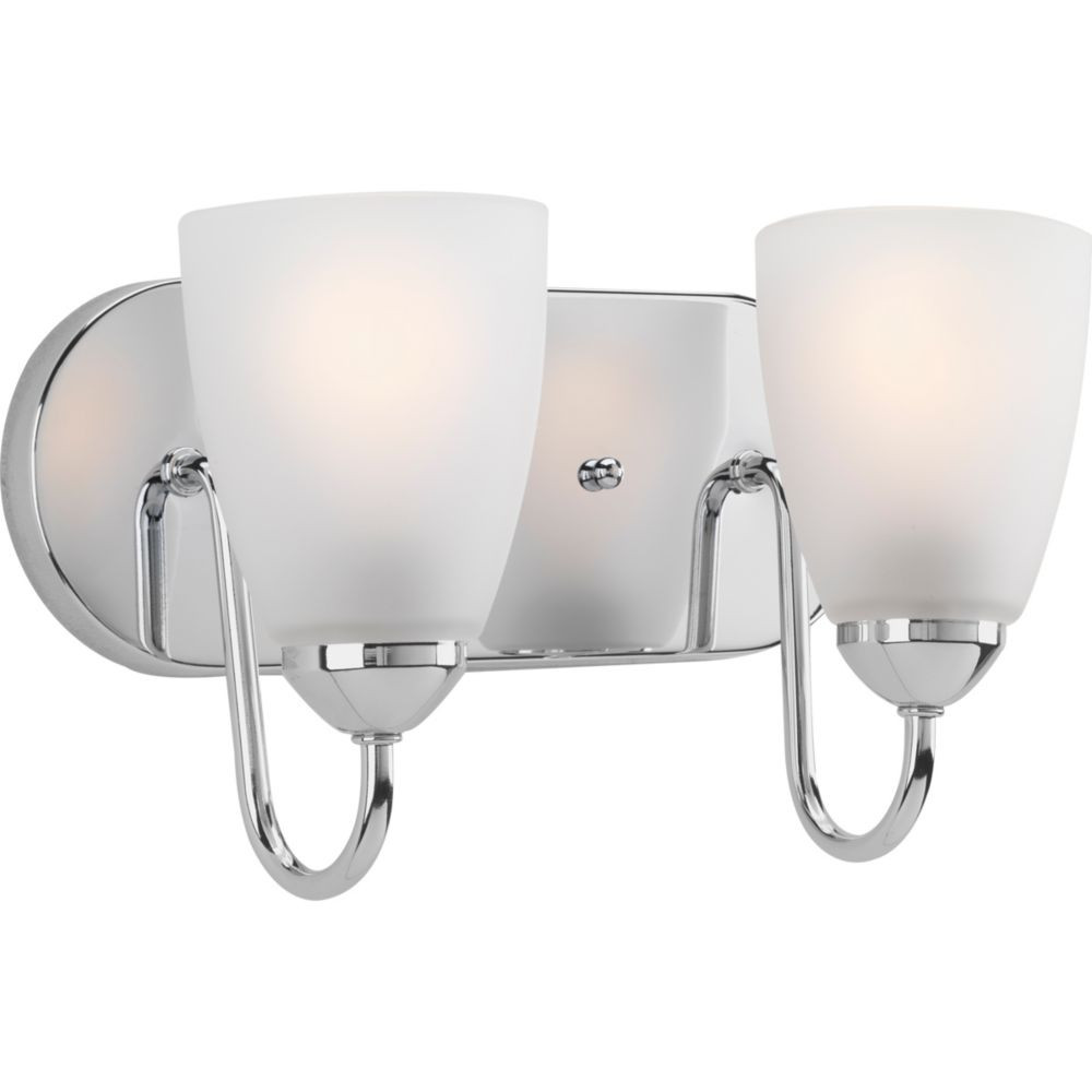 Best ideas about Home Depot Bathroom Lighting
. Save or Pin Progress Lighting Gather Collection 2 light Polished Now.