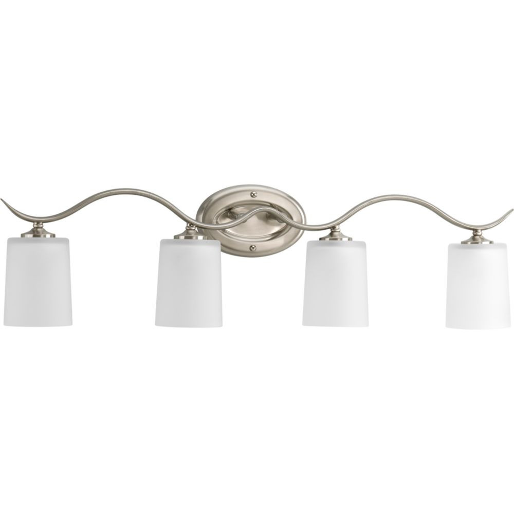 Best ideas about Home Depot Bathroom Lighting
. Save or Pin Progress Lighting Inspire Collection 4 Light Bath Fixture Now.