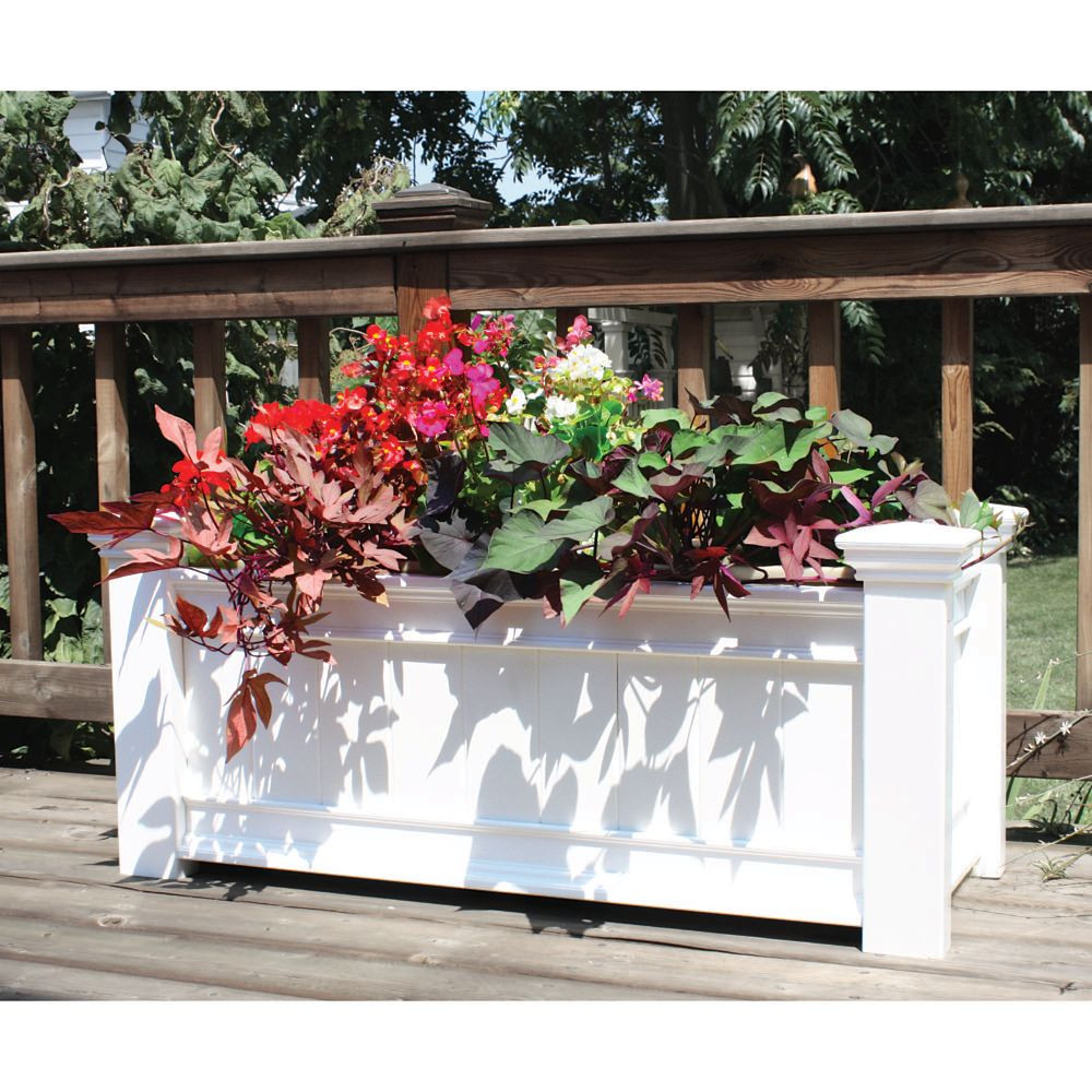 Best ideas about Home Depot Outdoor Planters
. Save or Pin New England Arbors Windsor Long Planter Box Now.
