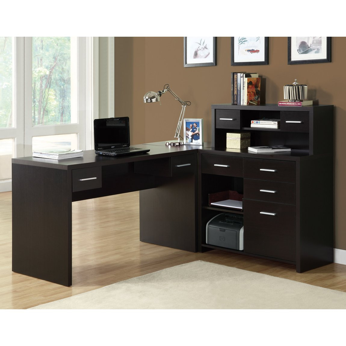 Best ideas about Home Office Desk
. Save or Pin Monarch Specialties I 7 L Shaped Home fice Desk Now.