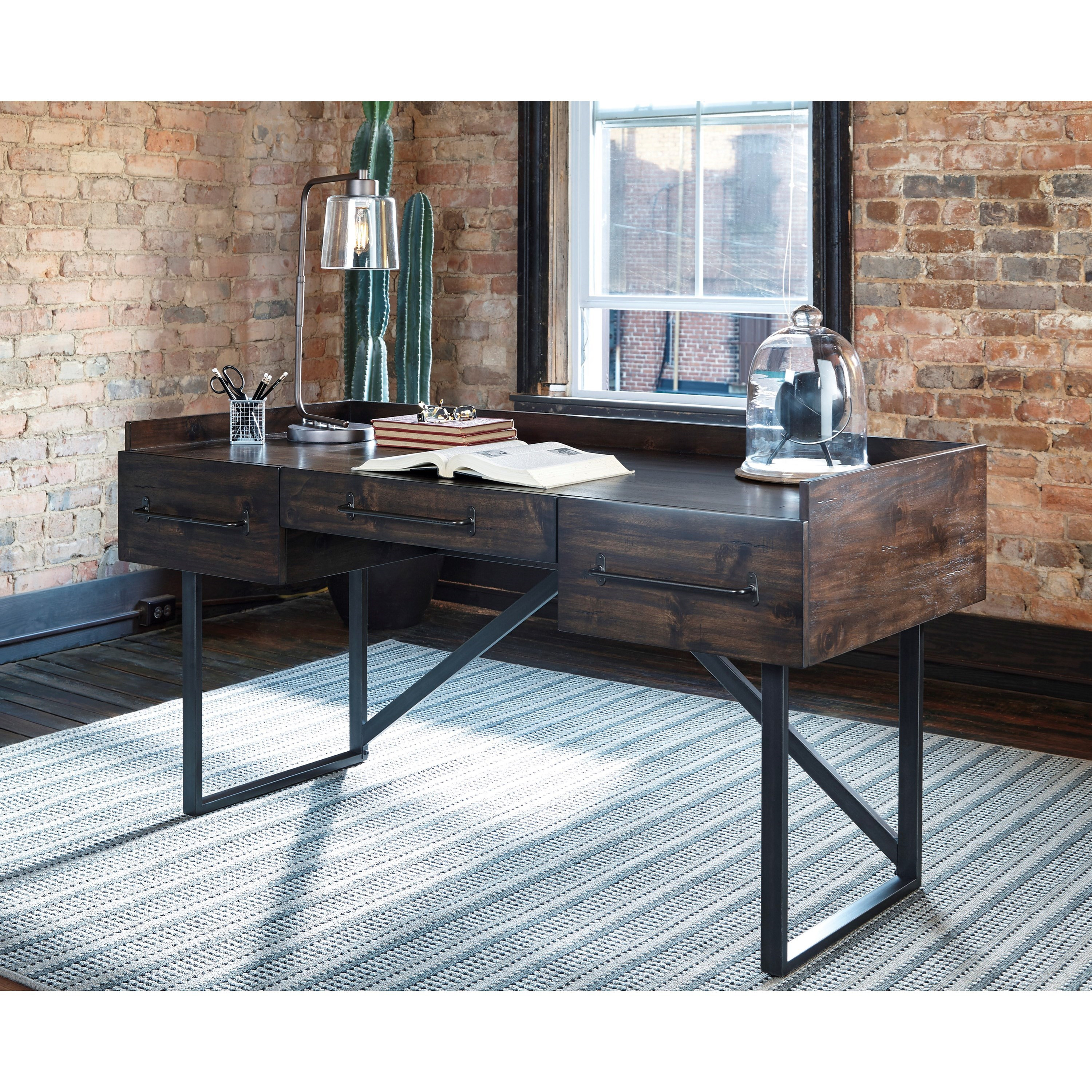 Best ideas about Home Office Desk
. Save or Pin Modern Rustic Industrial Home fice Desk with Steel Base Now.