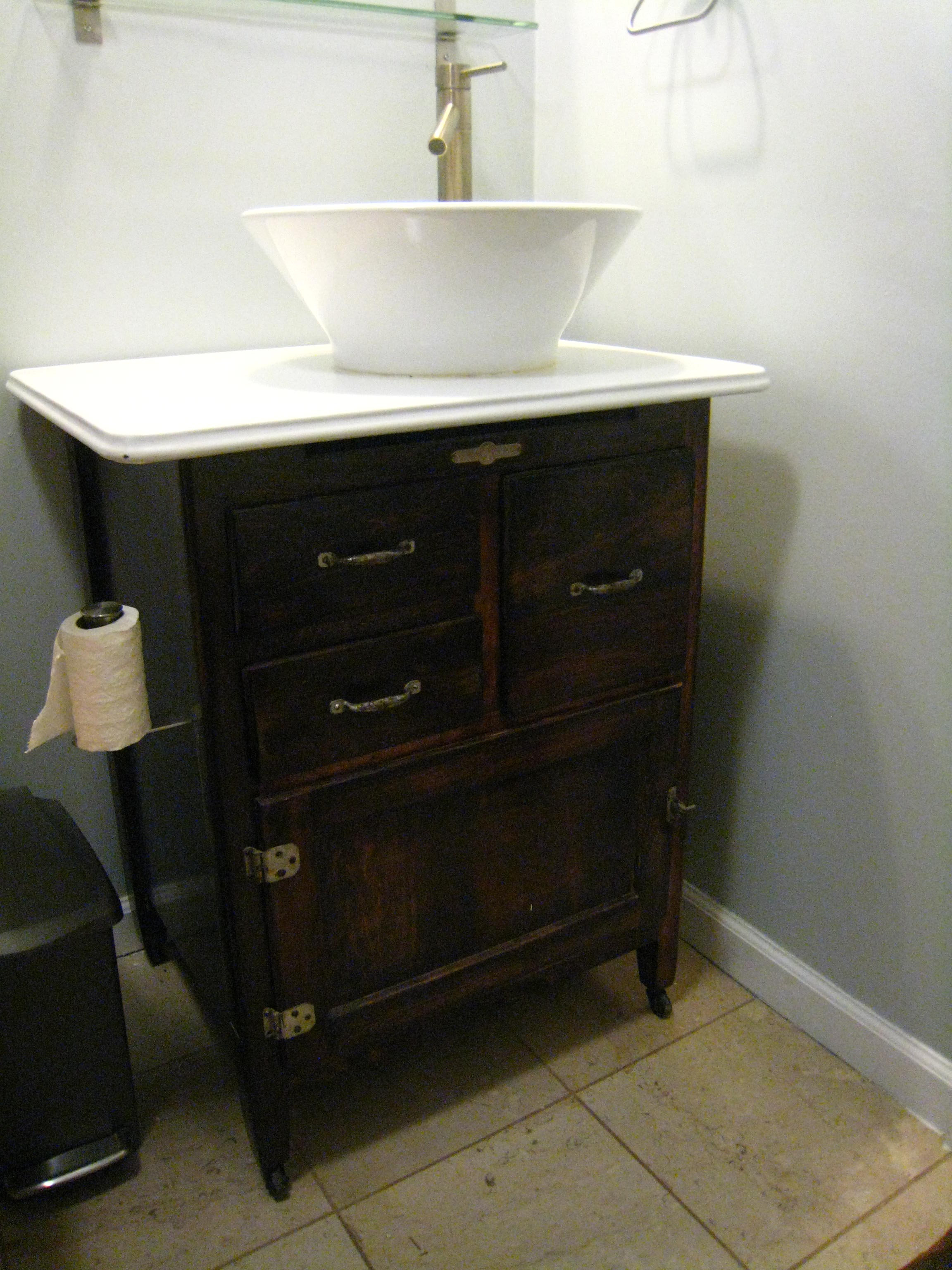 Best ideas about Homemade Bathroom Vanity
. Save or Pin Creative Homemade Bath Vanity Now.