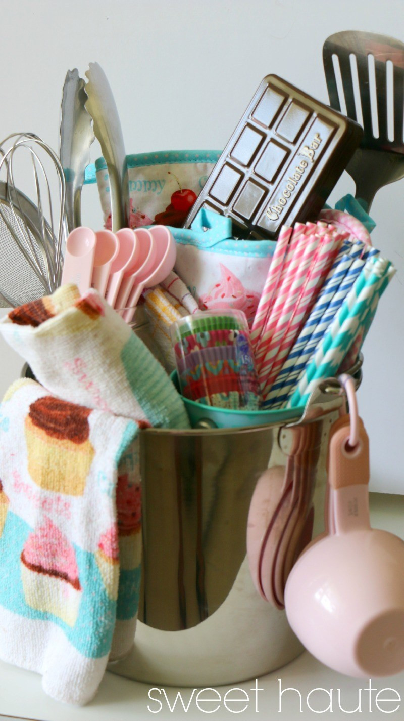 Homemade Gift Baskets Ideas
 Baking DIY Gift Basket Idea SWEETHAUTE